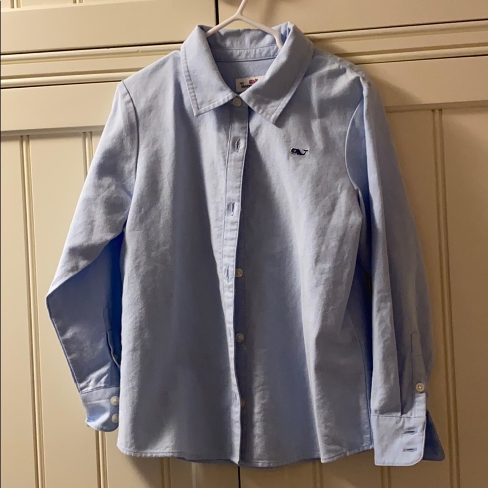 Vineyard vines boys long sleeve button down size 6